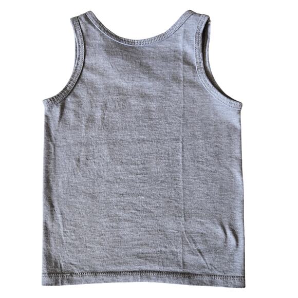 Fruit of the Loom Boys 2T/3T Solid Gray Tank Top (fits like 2T) - Picture 3 of 3